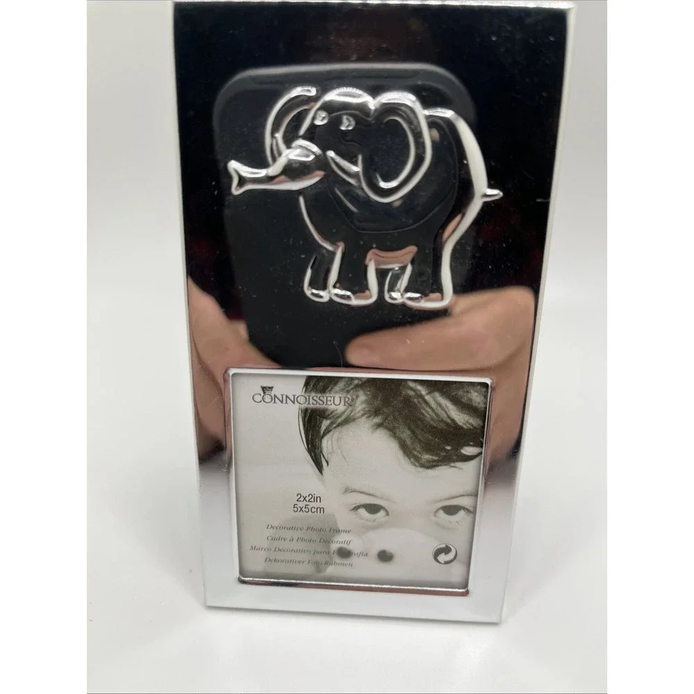 Connoisseur Silver‎ Elephant Picture Frame, Metal Design 2